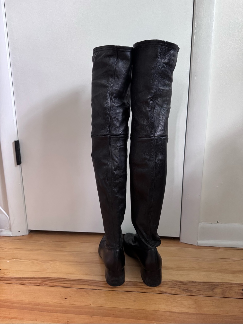 KHAITE Sedona Lambskin leather Over-The-Knee Boots size 9 - Picture 5 of 14